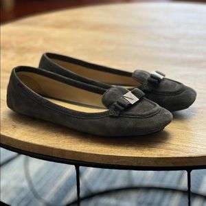 Suede Gray Michael Kors Loafers